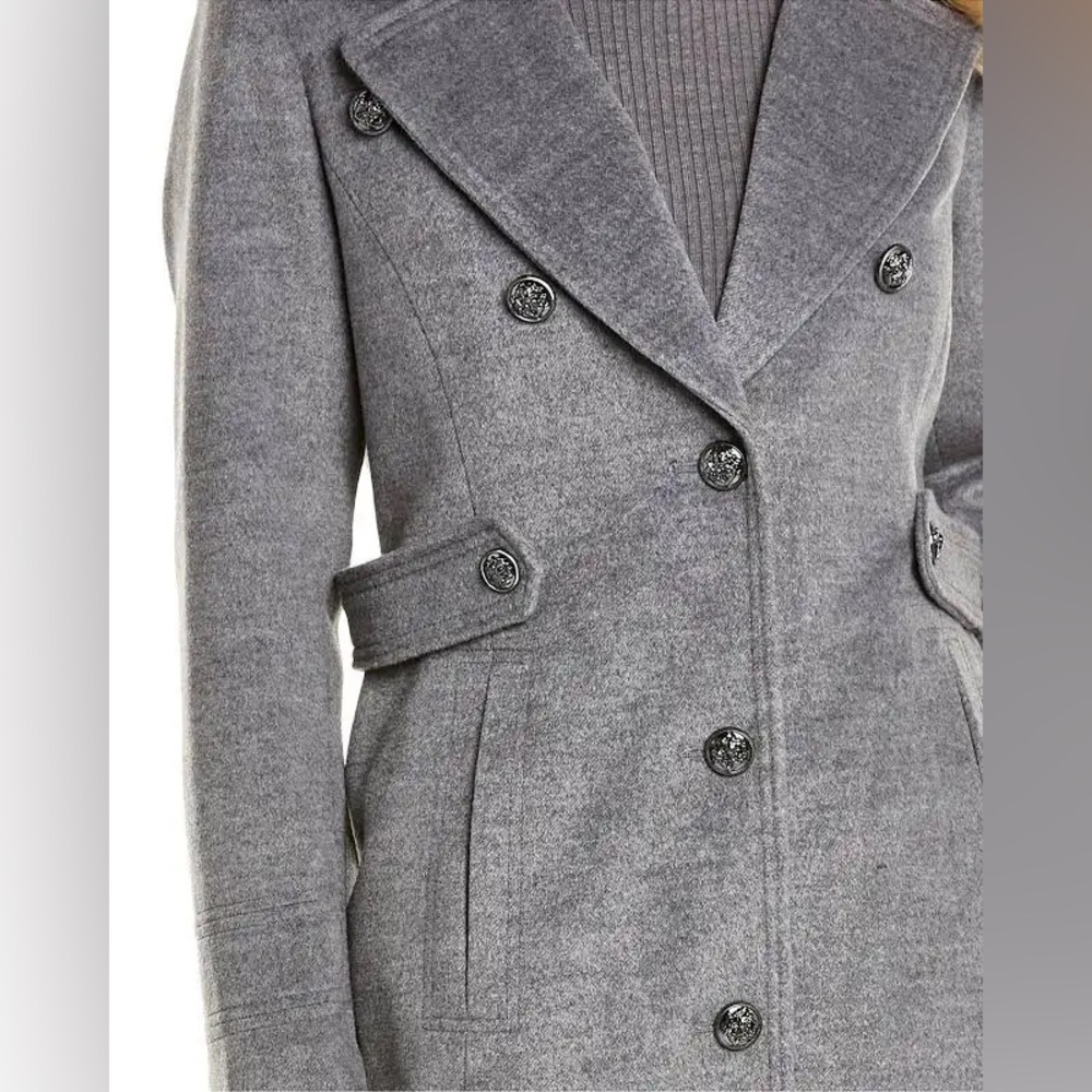 Kenneth Cole Women’s Wool-Blend Military Jacket - Size Medium - Picture 3 of 4
